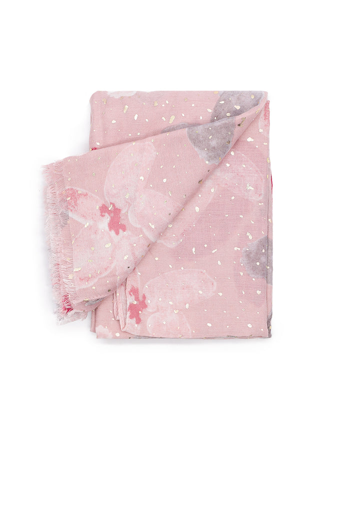 Sciarpa foulard da donna in viscosa colore rosa