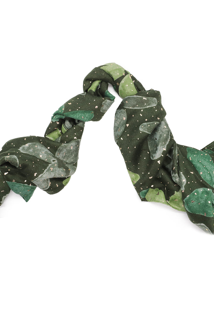 Sciarpa foulard da donna in viscosa colore verde