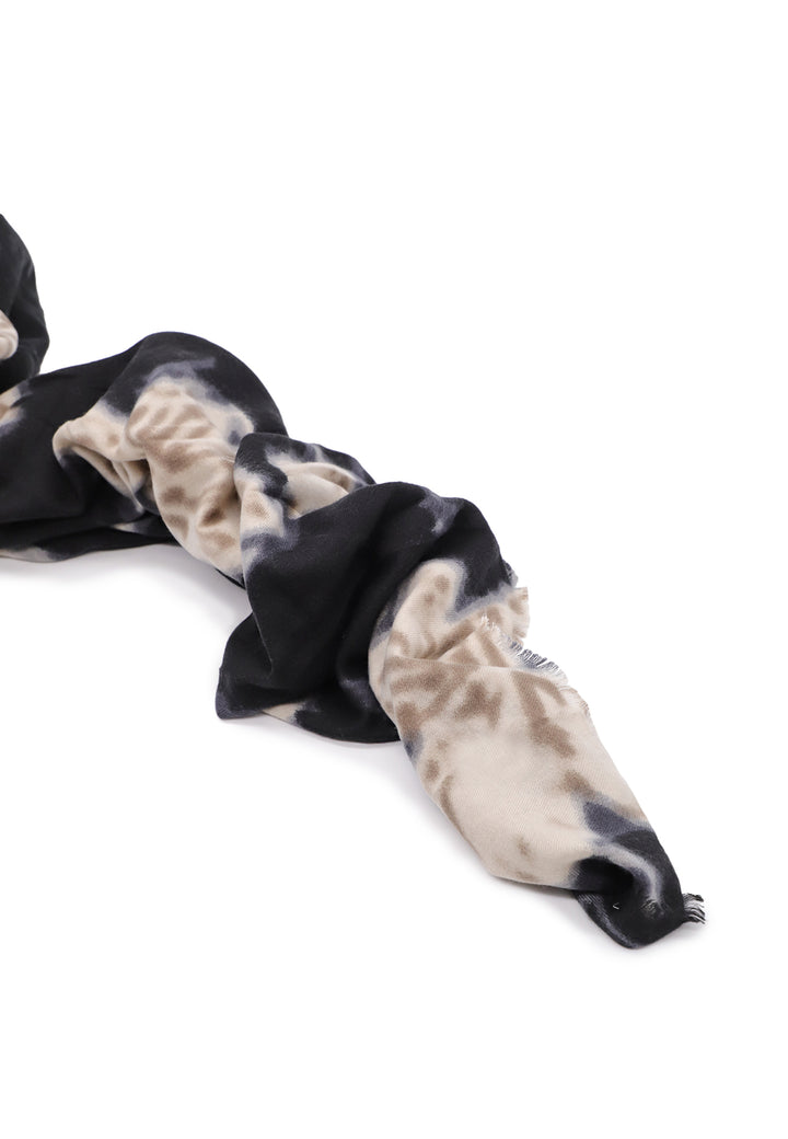 Sciarpa foulard da donna leggera in viscosa colore nero