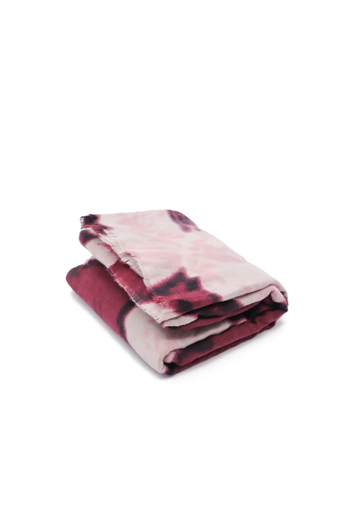 Sciarpa foulard da donna leggera in viscosa colore rosso