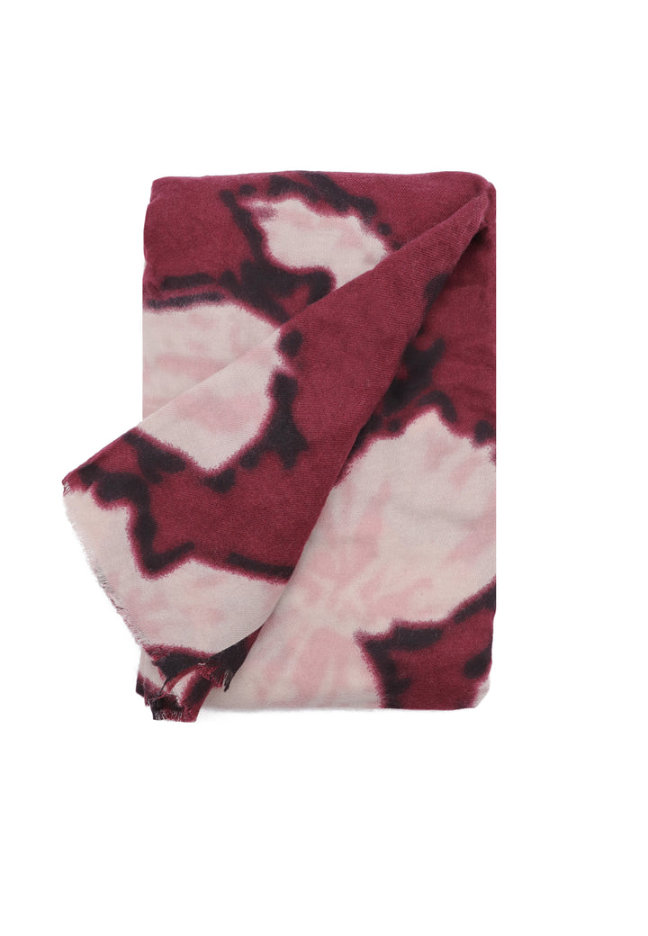 Sciarpa foulard da donna leggera in viscosa colore rosso