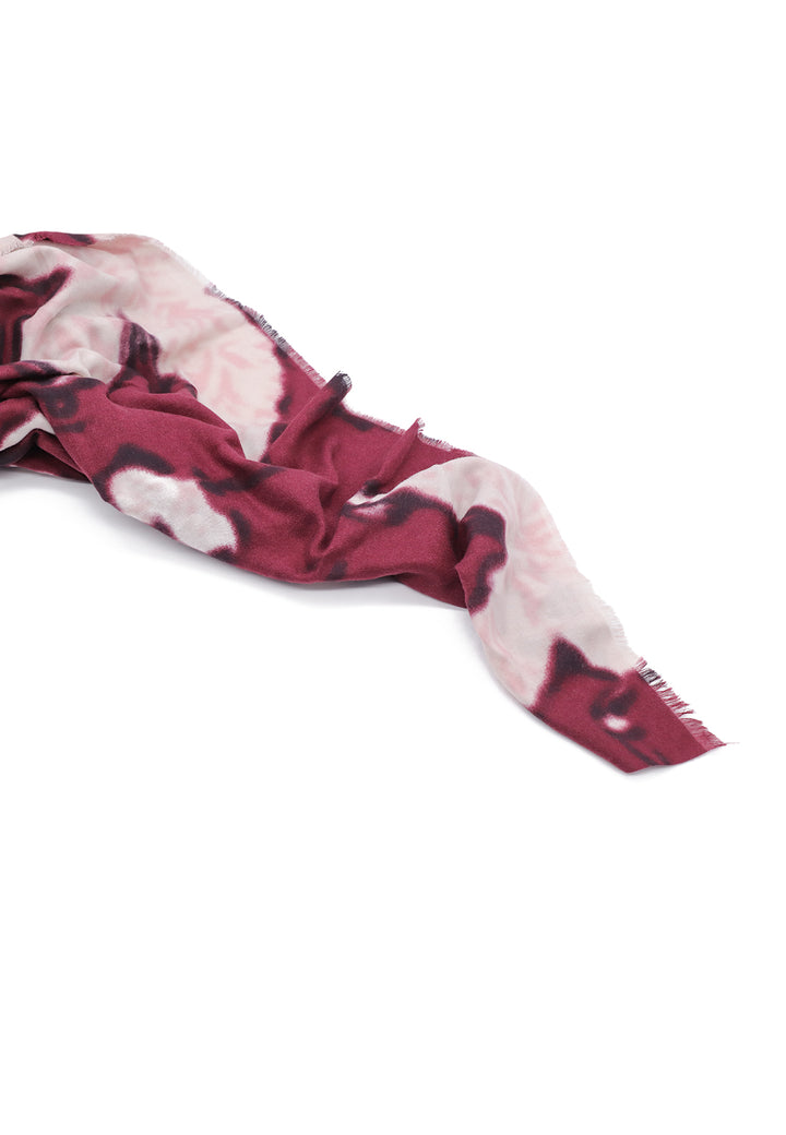 Sciarpa foulard da donna leggera in viscosa colore rosso