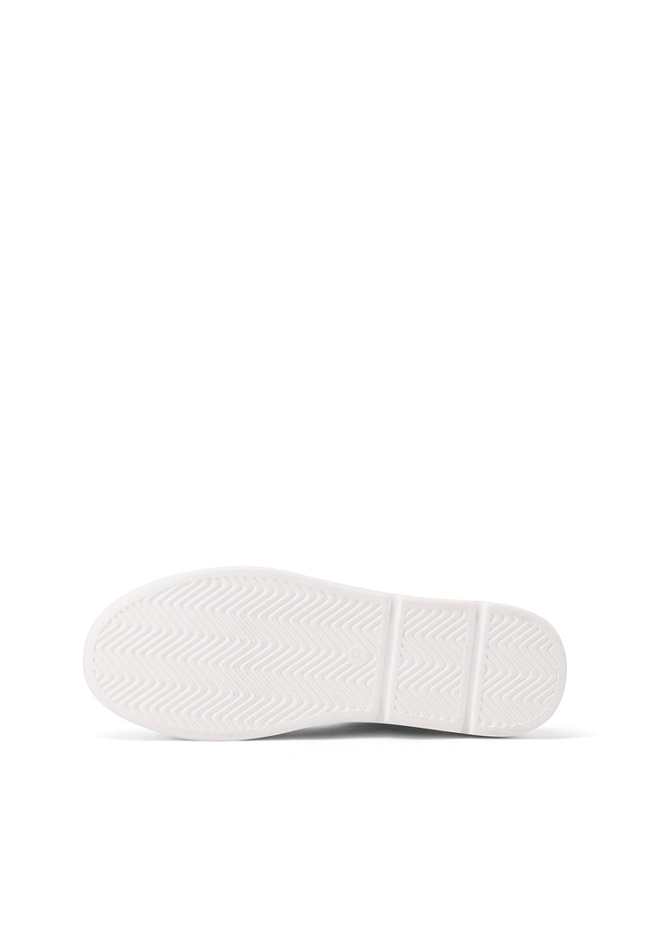 Sneakers glamour eleganti con suola alta Platform e logo in acciaio laccato