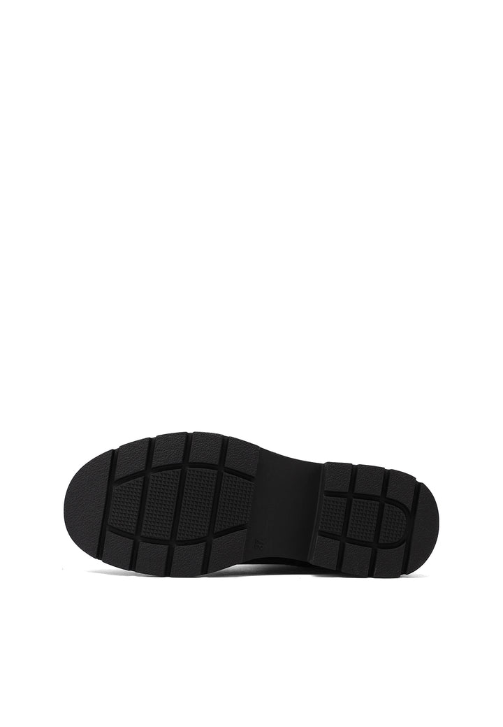 Stivaletti da donna anfibi in ecopelle nera queen helena x33-55