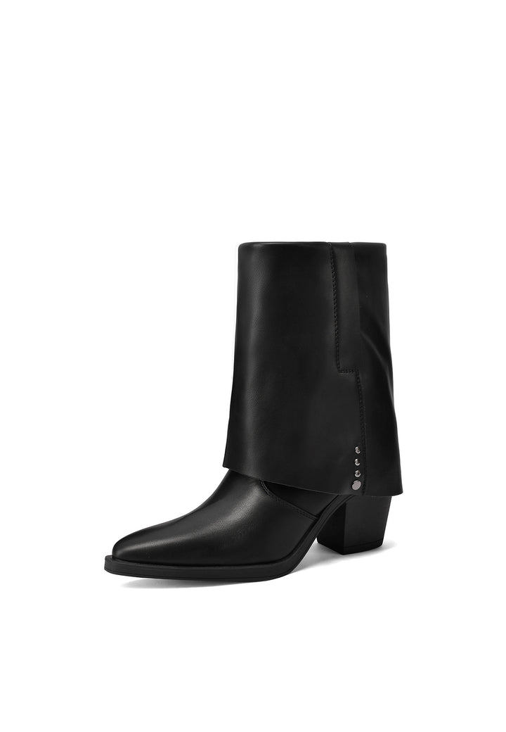 Stivaletti da donna camperos con gambale risvoltato X33-102