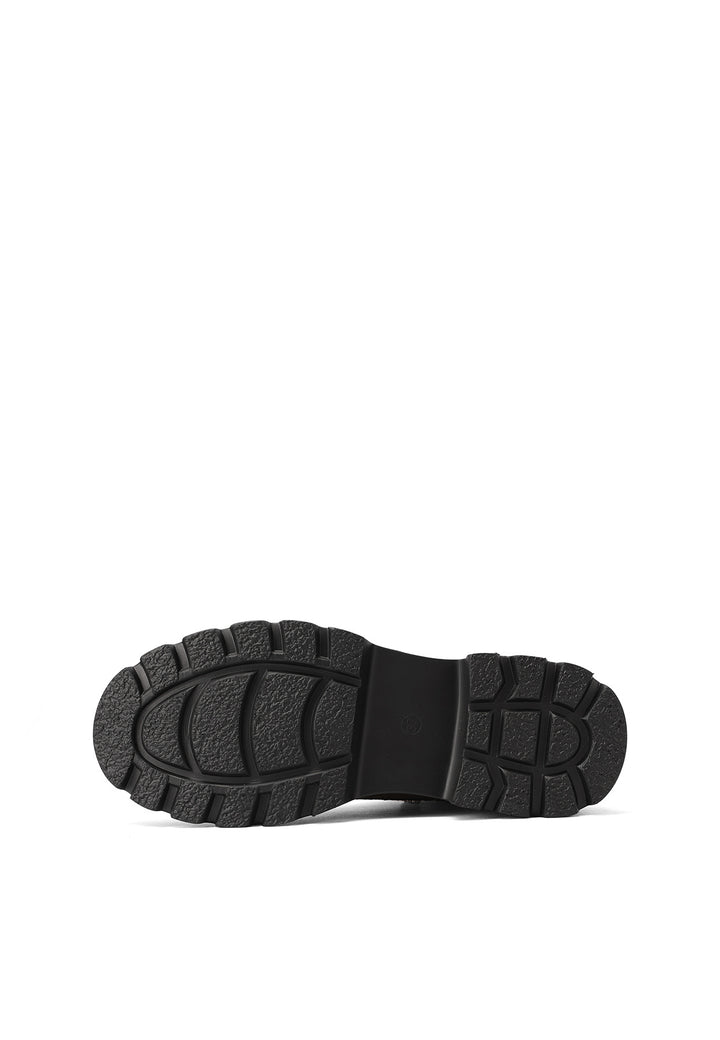 Stivali anfibi stringati da donna colore khaki