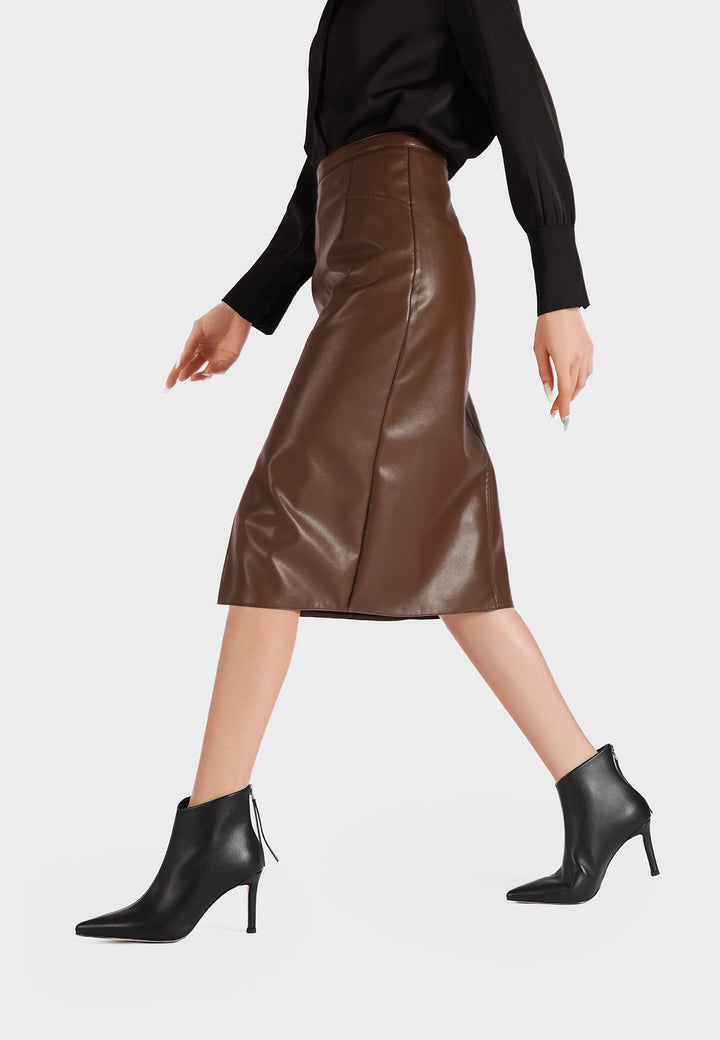stivaletti da donna queen helena neri con tacco 8 cm