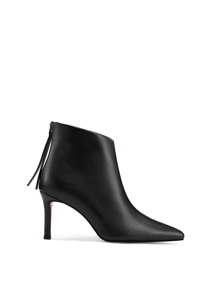 stivaletti da donna queen helena neri con tacco 8 cm
