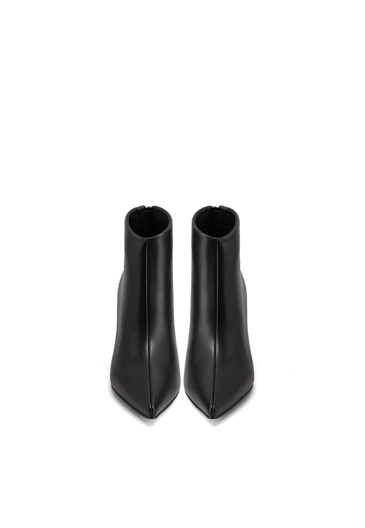 stivaletti da donna queen helena neri con tacco 8 cm