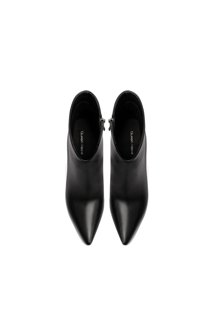 Stivaletti da donna a punta tacco 10  in ecopelle K4053 queen helena