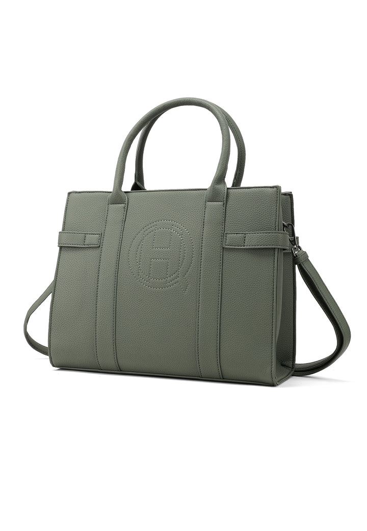 Borsa a mano donna elegante in ecopelle con tracolla regolabile