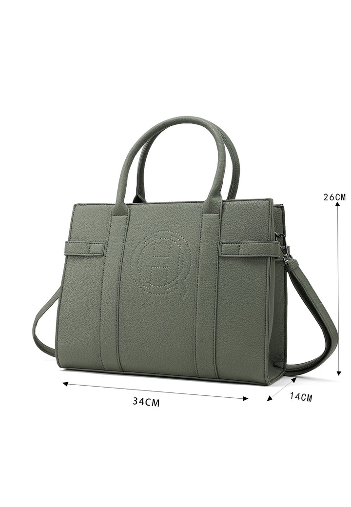 Borsa a mano donna elegante in ecopelle con tracolla regolabile