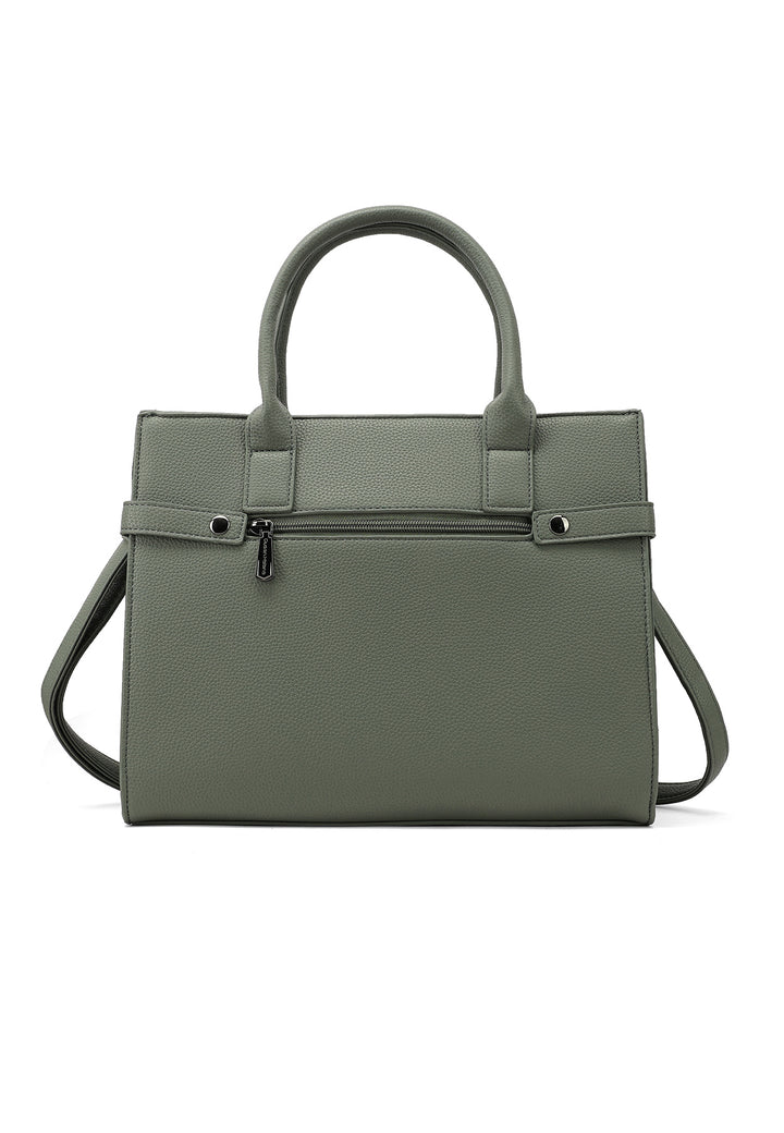 Borsa a mano donna elegante in ecopelle con tracolla regolabile