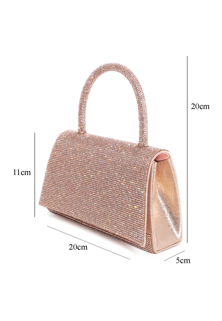 borsa elegante pochette queen helena rosa