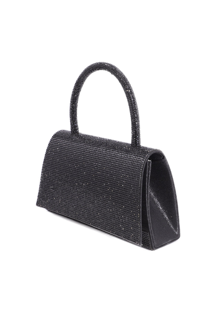 borsa elegante pochette queen helena nera