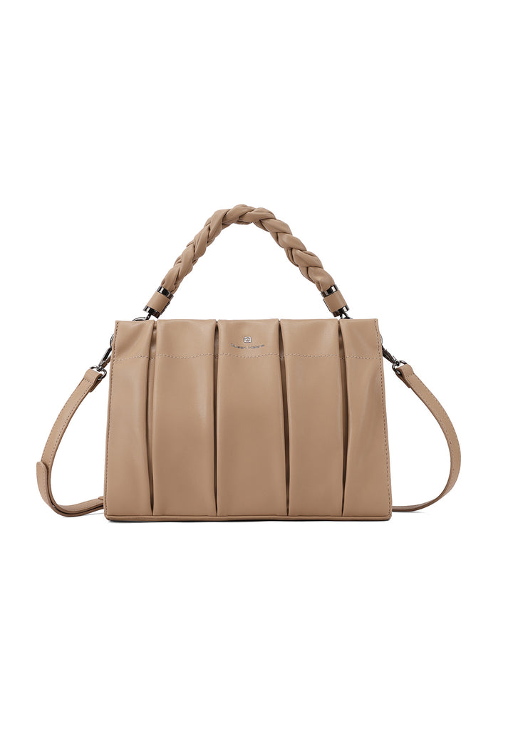 borsa grande casual capiente con tracolla e manico rivestito