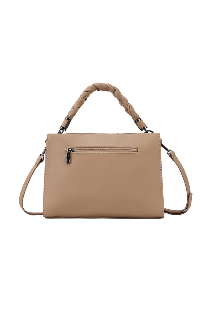 borsa grande casual capiente con tracolla e manico rivestito