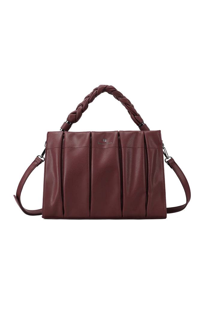 borsa grande casual capiente con tracolla e manico rivestito