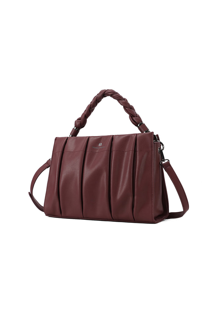 borsa grande casual capiente con tracolla e manico rivestito