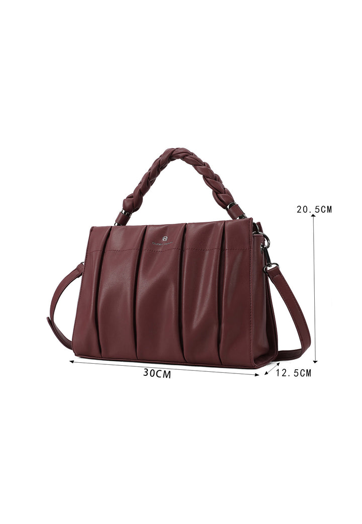 borsa grande casual capiente con tracolla e manico rivestito