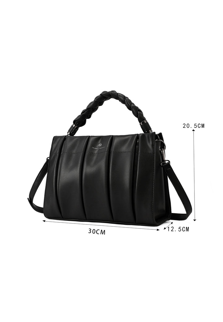 borsa grande casual capiente con tracolla e manico rivestito