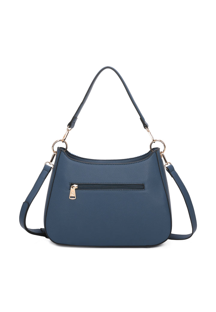 Borsa a spalla da donna colore blu con tracolla