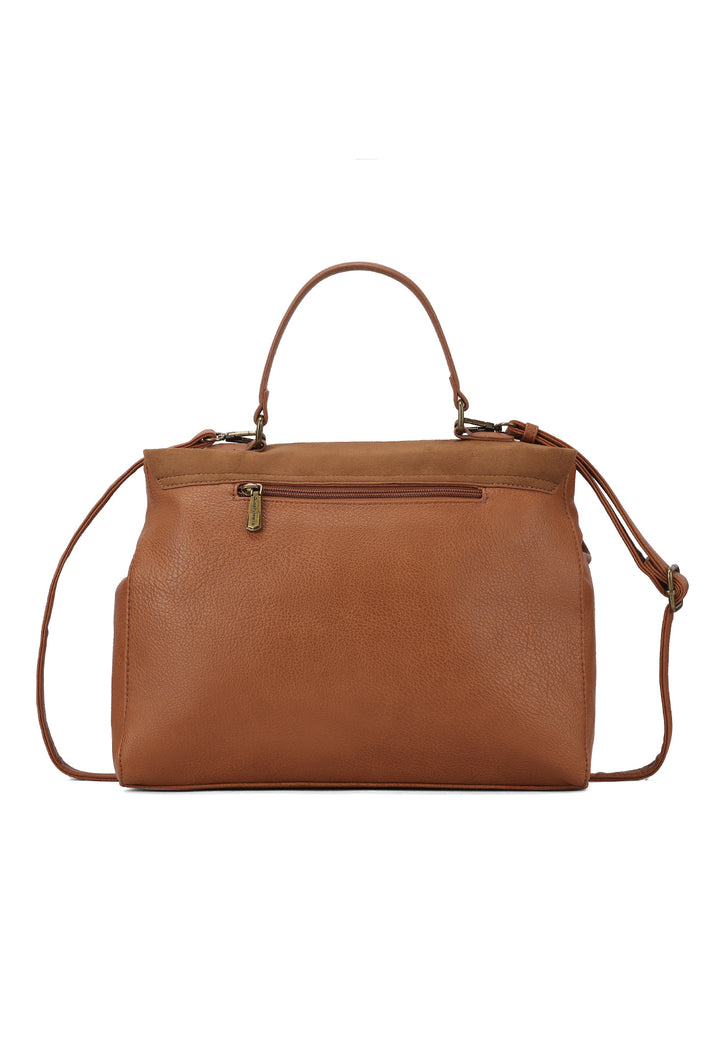 Borsa a mano elegante con tracolla regolabile e chiusura a scatto