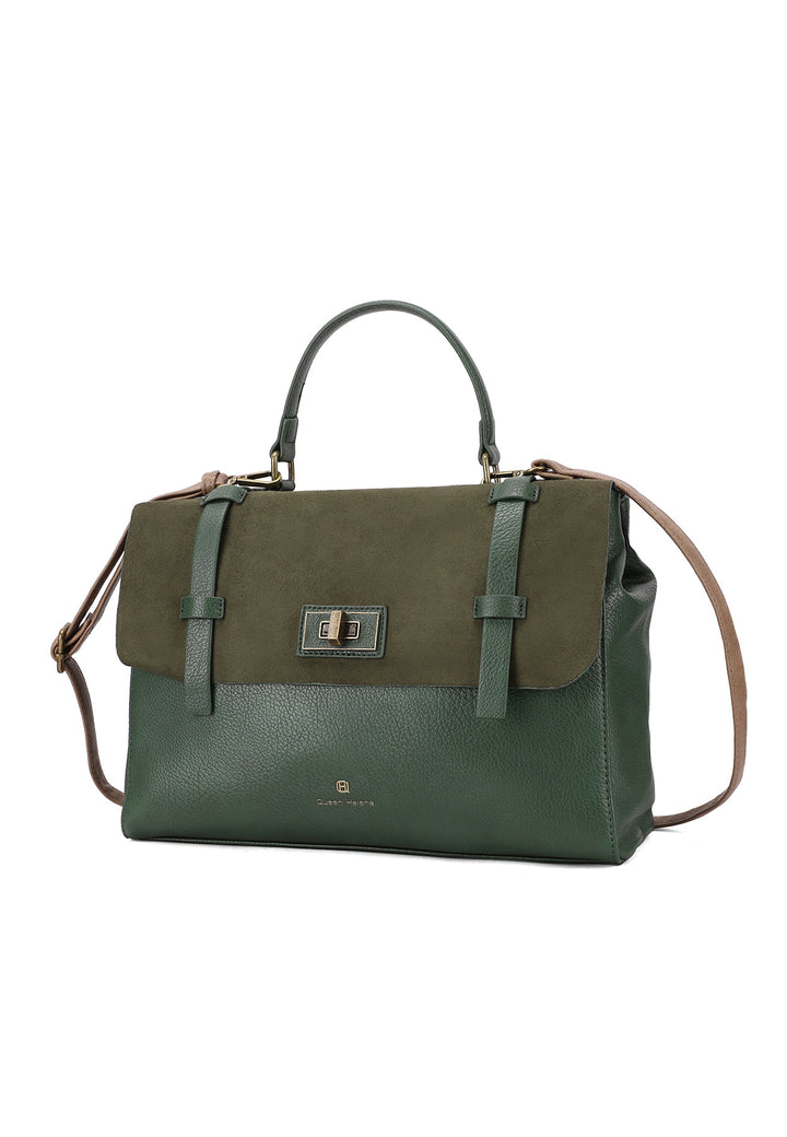Borsa a mano elegante con tracolla regolabile e chiusura a scatto