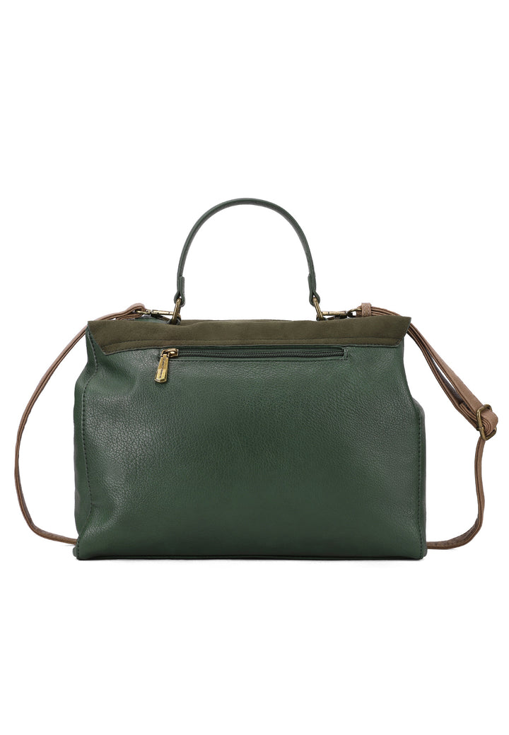 Borsa a mano elegante con tracolla regolabile e chiusura a scatto