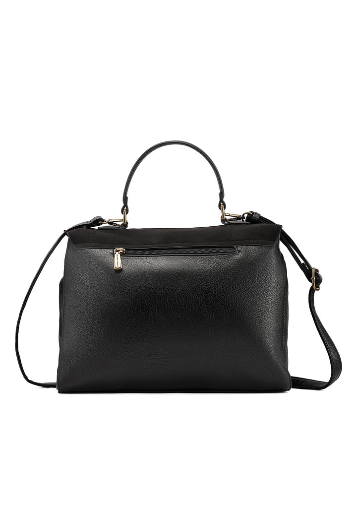 Borsa a mano elegante con tracolla regolabile e chiusura a scatto