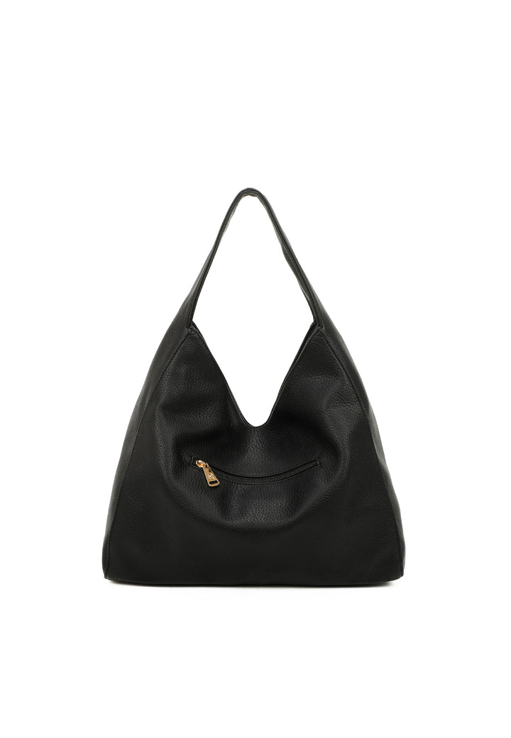 Borsa a spalla stile tote bag colore nero