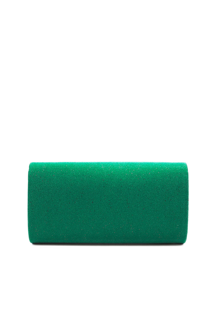 Pochette con tracolla colore dark green