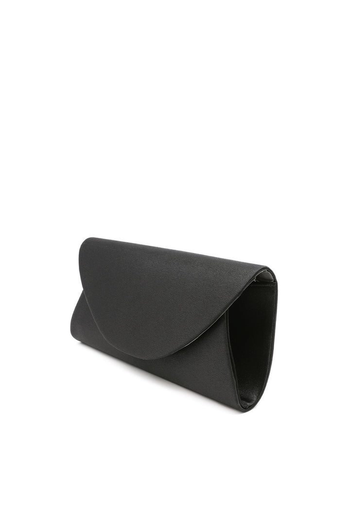 Pochette con tracolla colore nero