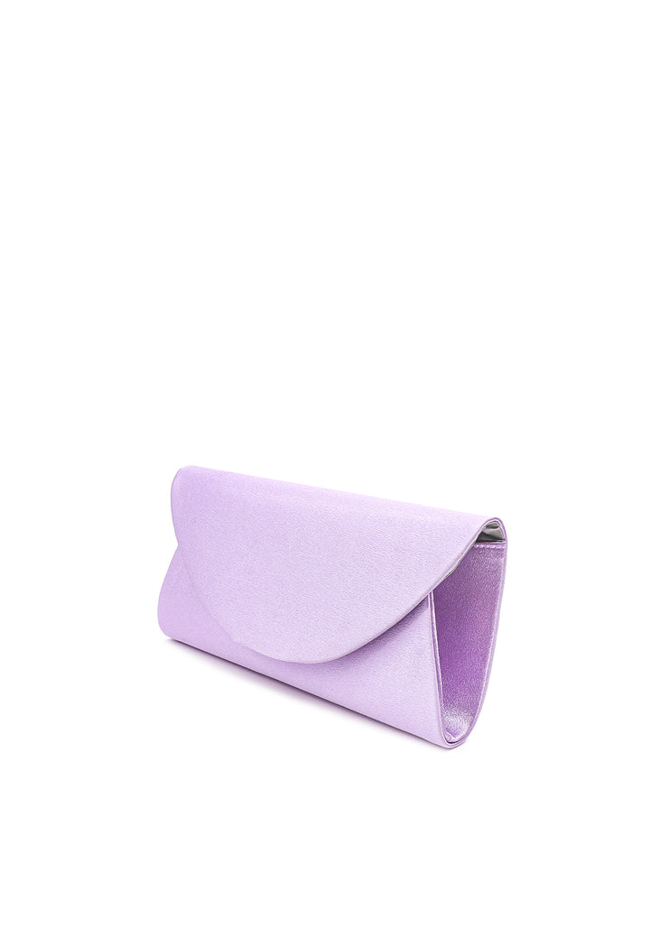 Pochette con tracolla colore viola