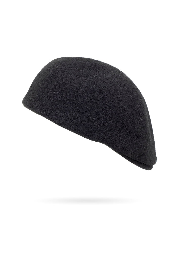 Cappello stile coppola da donna colore nero