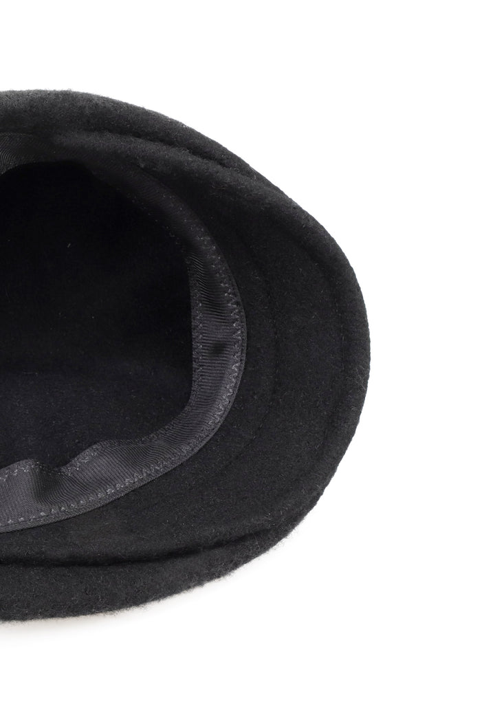 Cappello stile coppola da donna colore nero