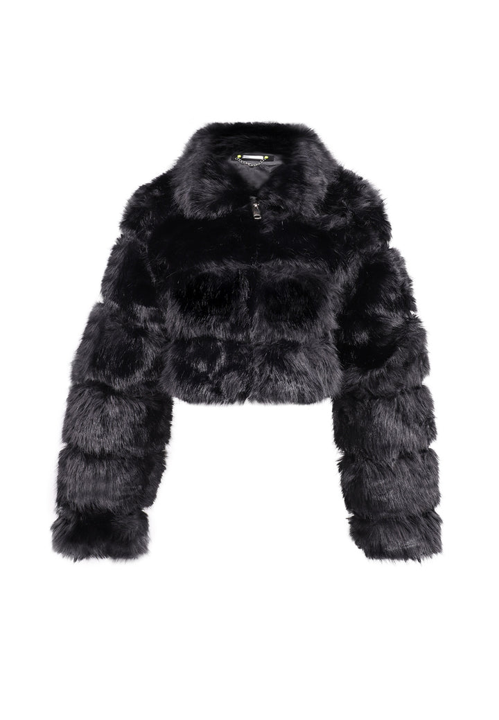 Queen Helena Cappotto in eco-pelliccia PLC06