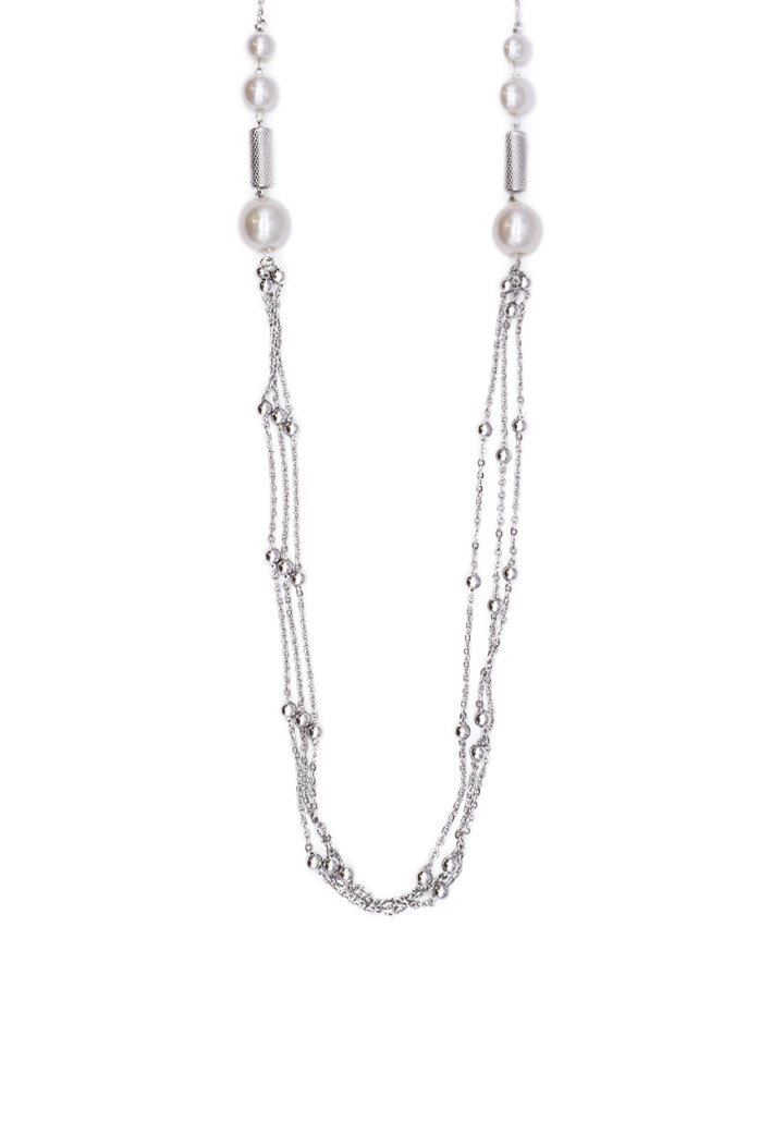 collana donna con perle queen helena argento