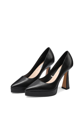 Scarpe Décolleté Con Tacco Medio QUEEN HELENA K3670 - Punta Chiusa In Ecopelle Per Donna | Eleganti Per Ufficio E Serate