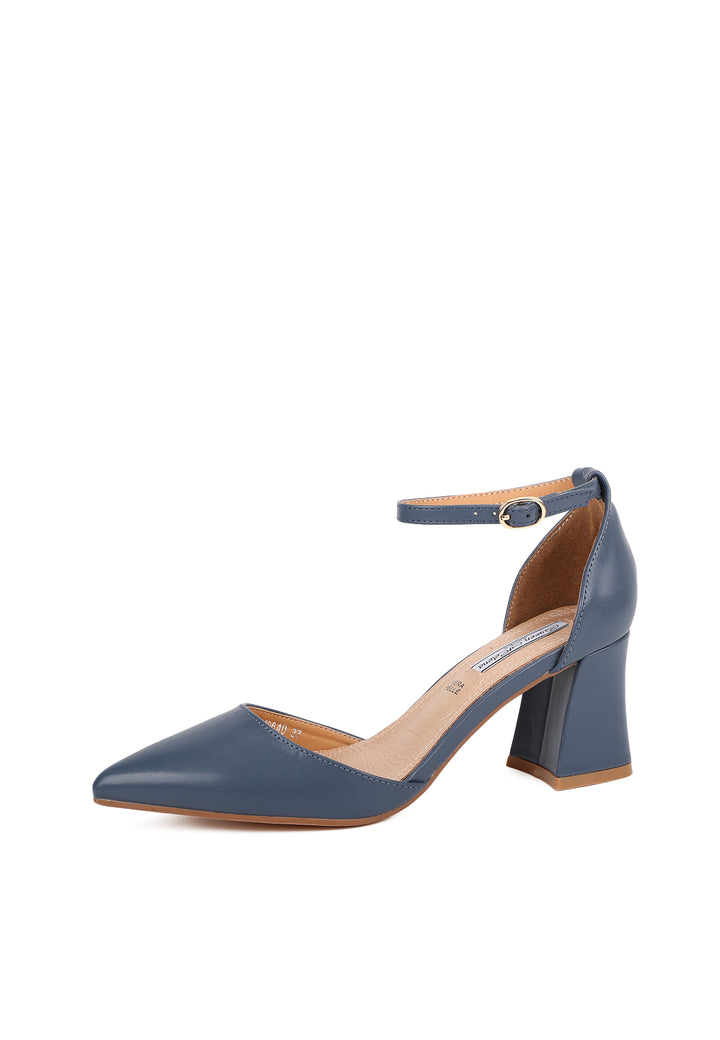 Decollete Donna QUEEN HELENA Scarpe Con Tacco Basso Largo