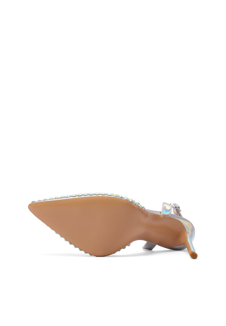 QUEEN HELENA Décolleté Con Strass E Tacco 10cm - Scarpe Eleganti Donna In Pelle, Punta Chiusa - Foto 14