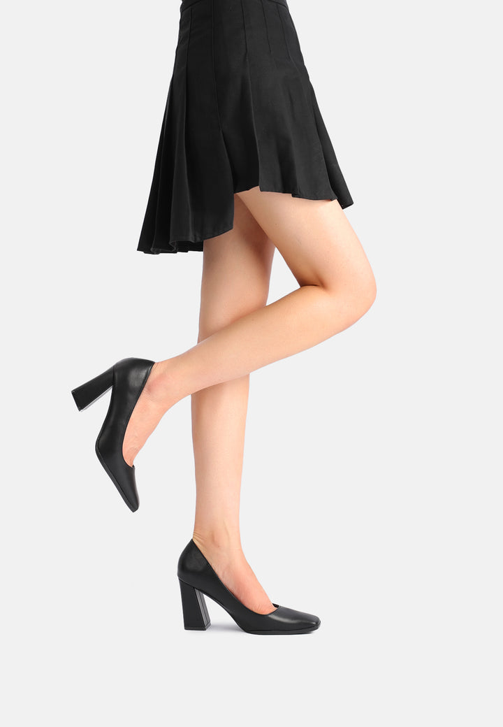 Women's Square-Toe Pumps Pick Your Favorite – Queen Helena