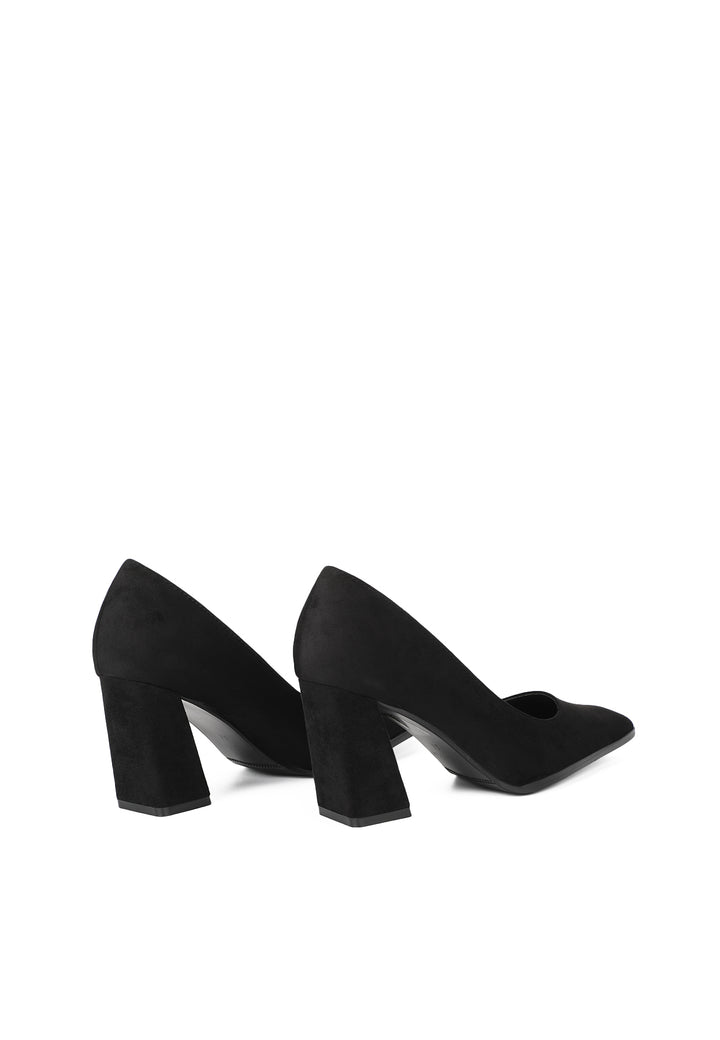 DREAM PAIRS Décolleté Con Tacco Largo E Punta Quadrata - Nero, Tacco 5cm, PU - Foto 6