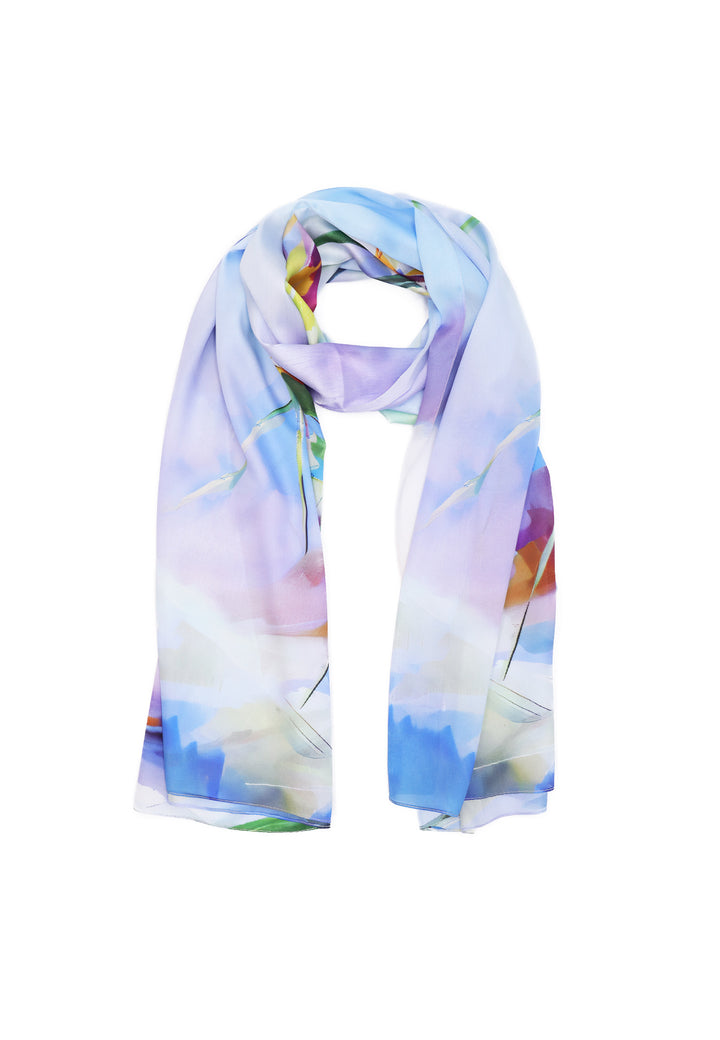 Foulard leggero colore viola