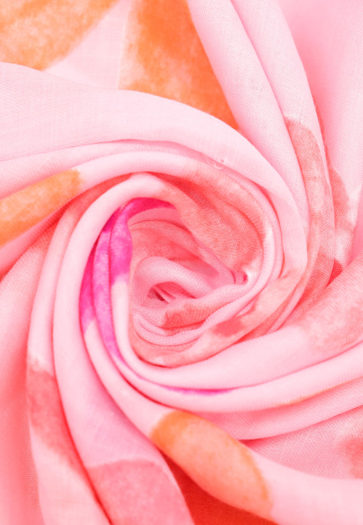 Foulard da donna in viscosa colore rosa