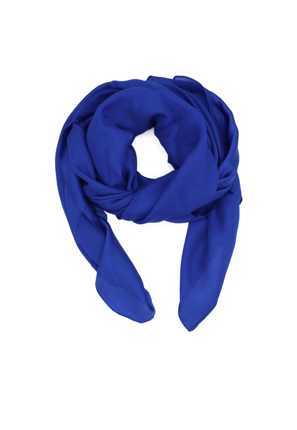 Sciarpa foulard pashmina colore blu