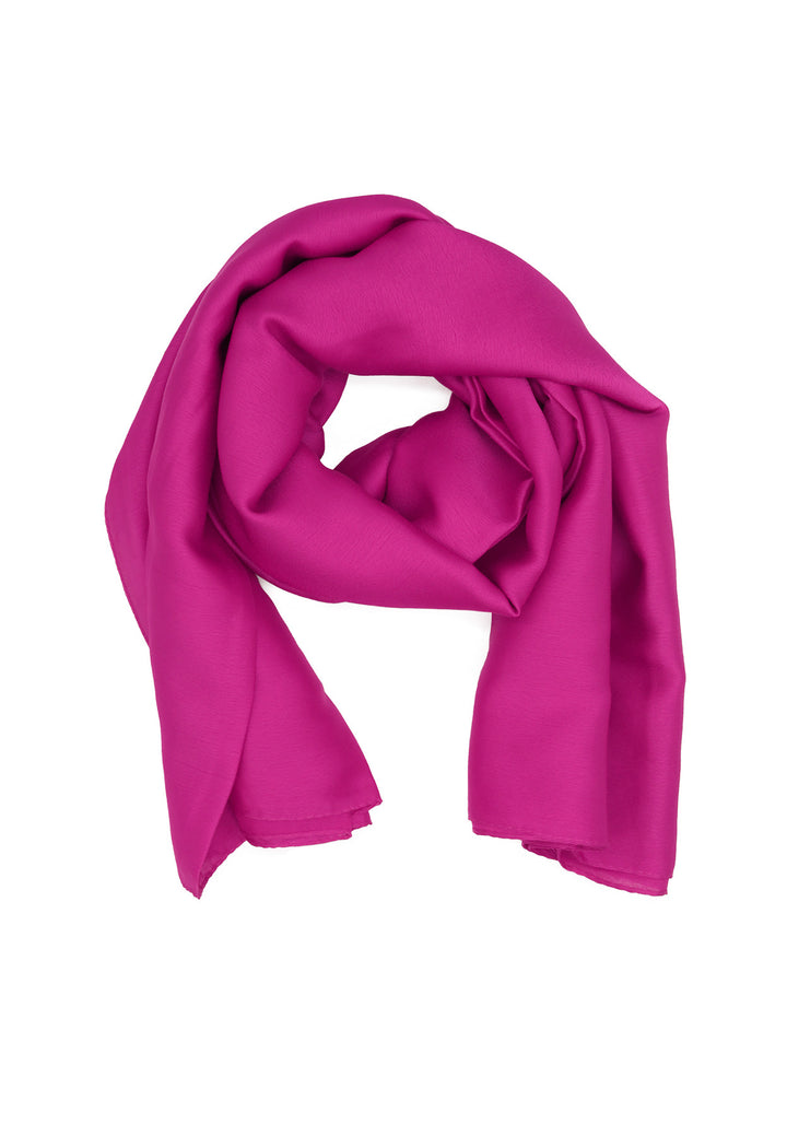 Sciarpa foulard pashmina colore ciclamino