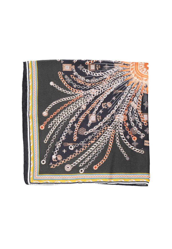 Sciarpa leggera foulard da donna queen helena nero