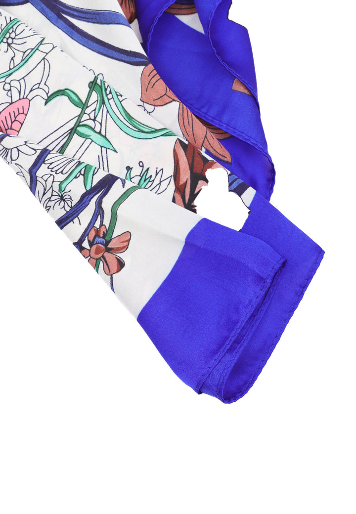 sciarpa foulard da donna colore azzurro