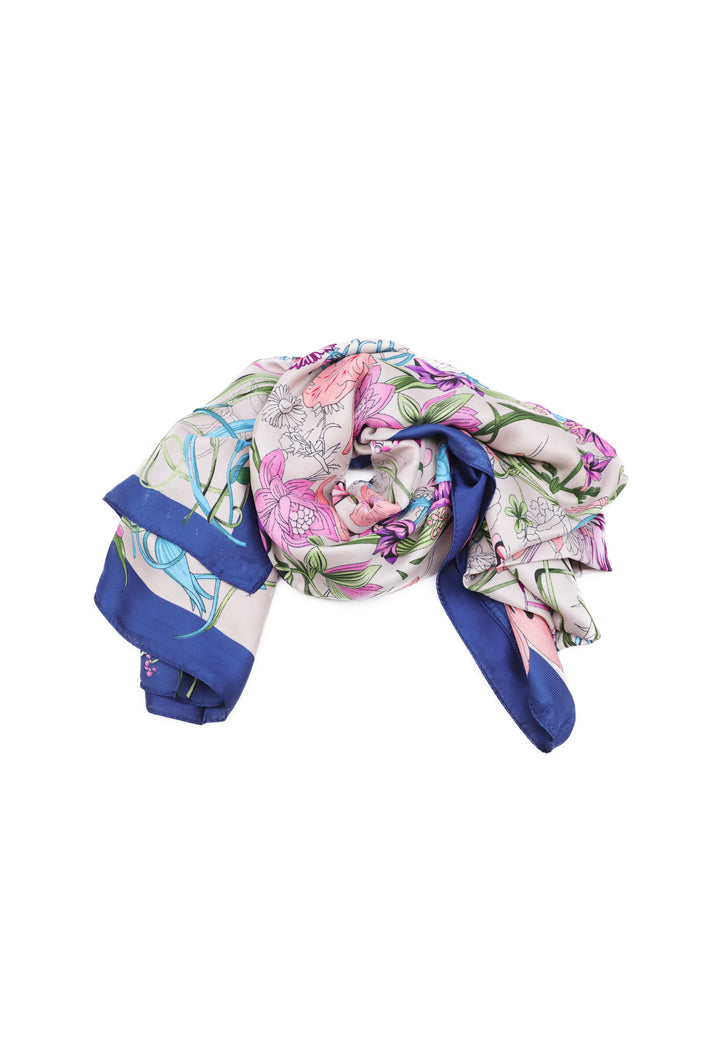 sciarpa foulard da donna colore blu